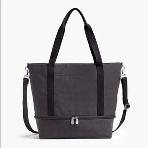 Lo & Sons Catalina Deluxe Tote (Grey & Black) NWOT